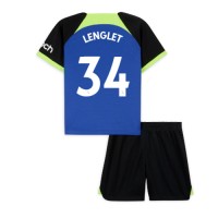 Tottenham Hotspur Clement Lenglet #34 Fotballklær Bortedraktsett Barn 2022-23 Kortermet (+ korte bukser)